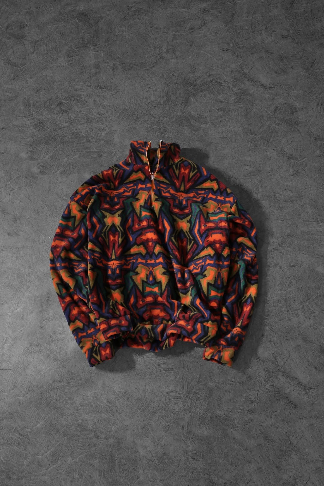 Afro Beat Halv Lynlås Fleecetrøje