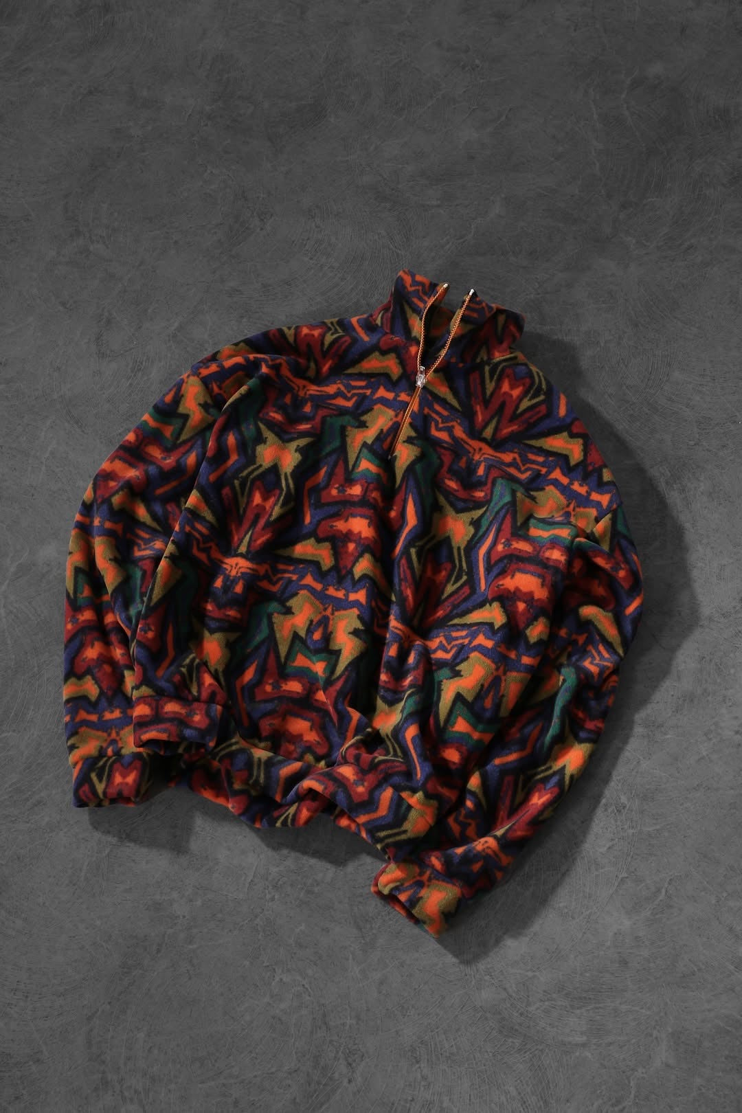 Afro Beat Halv Lynlås Fleecetrøje