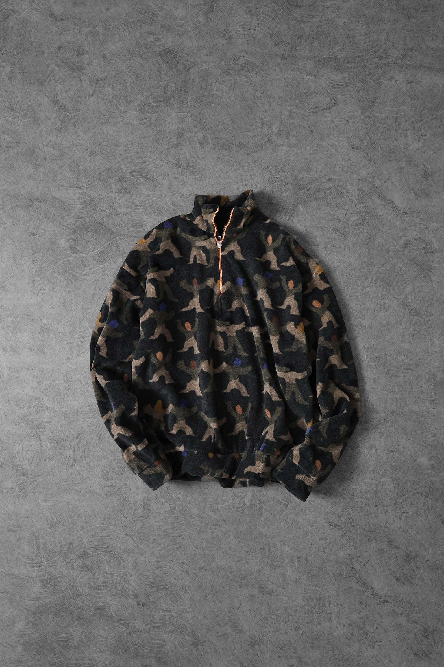 Nordic Moss Halv Lynlås Fleecetrøje