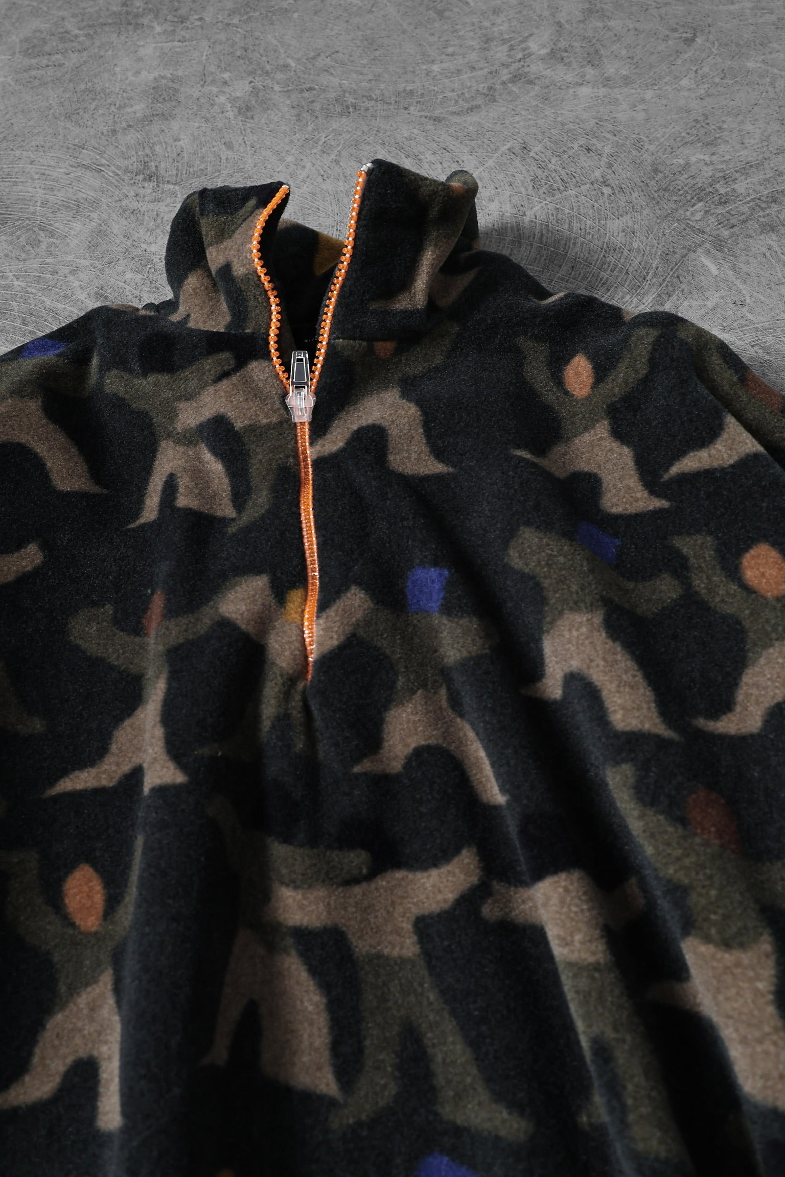 Nordic Moss Halv Lynlås Fleecetrøje