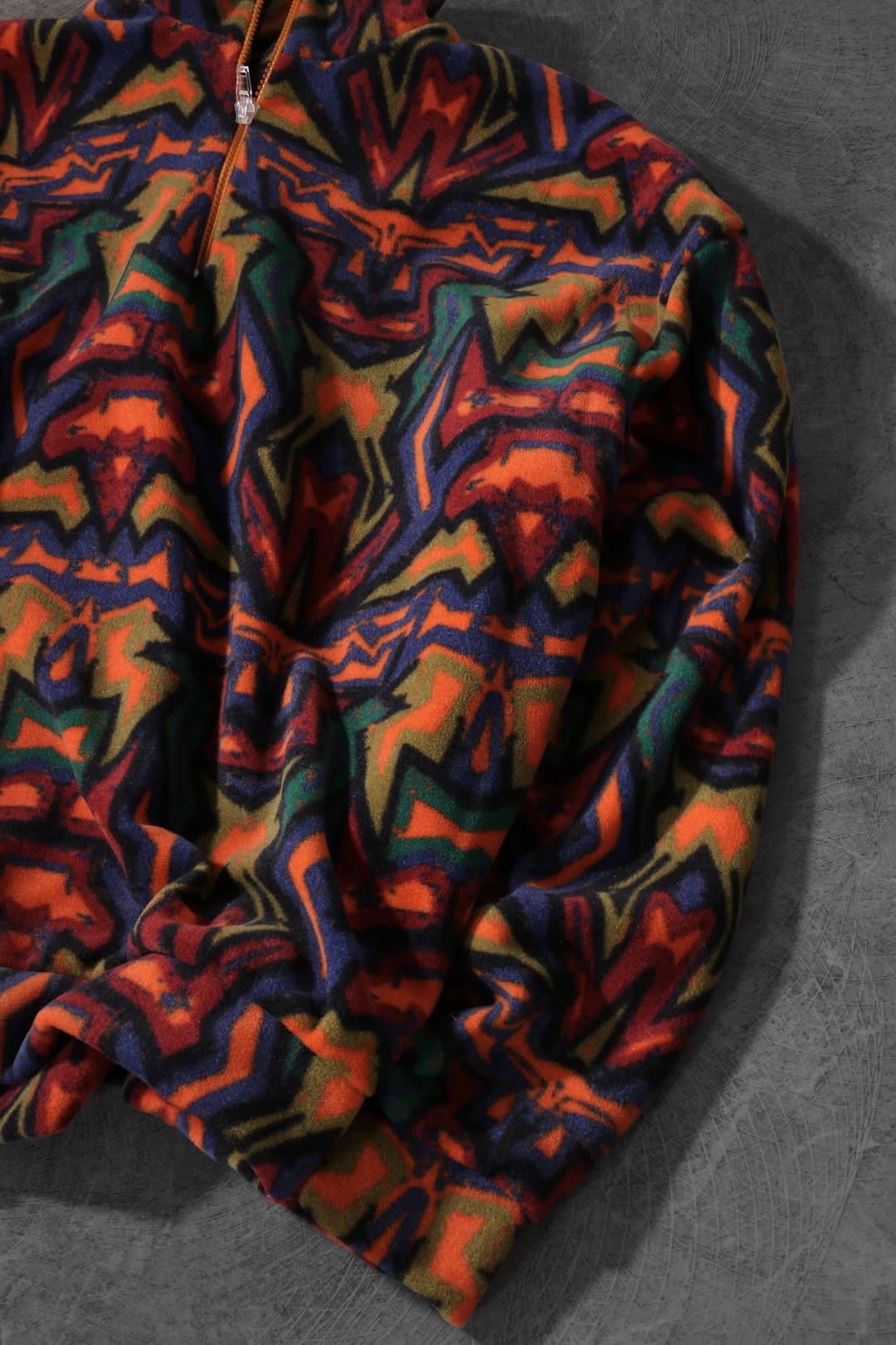 Afro Beat Halv Lynlås Fleecetrøje