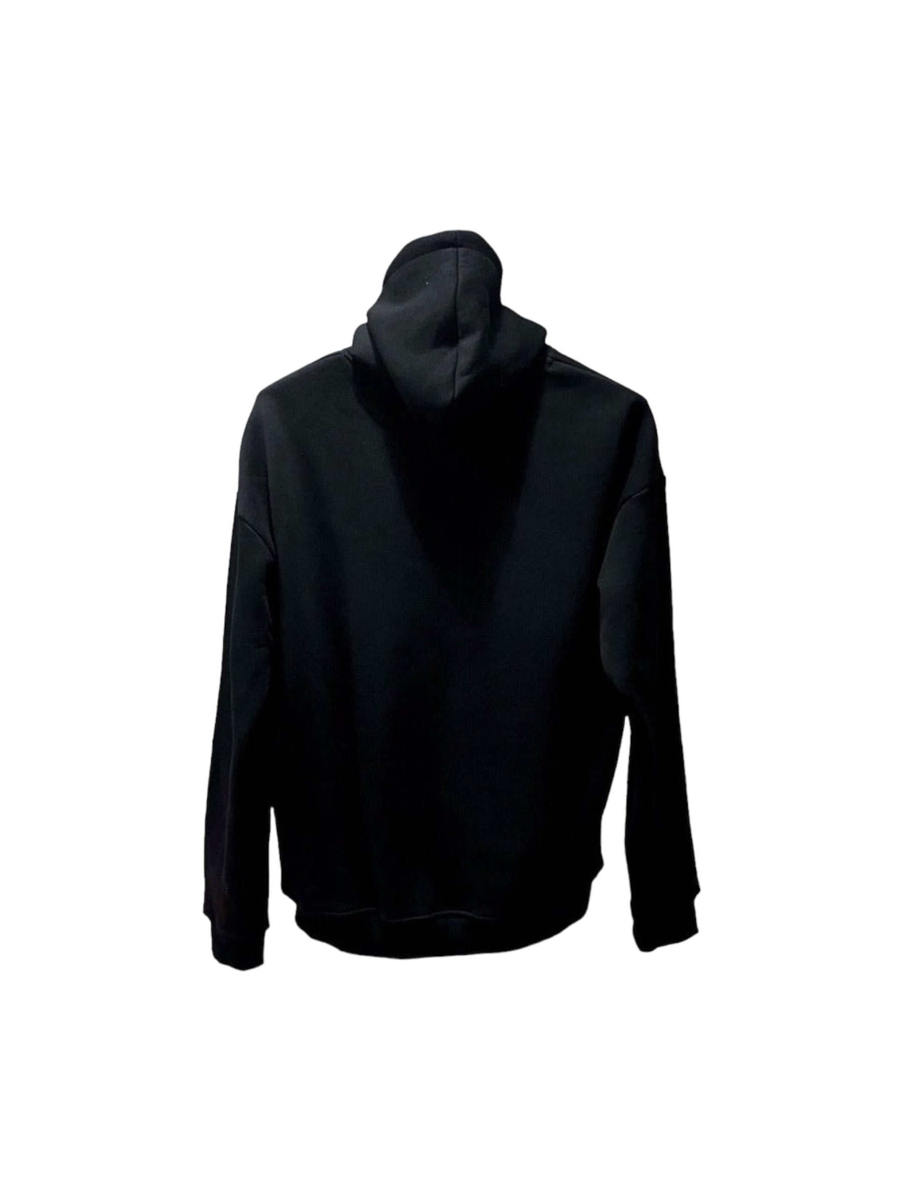 Flamestore basic hoodie i sort
