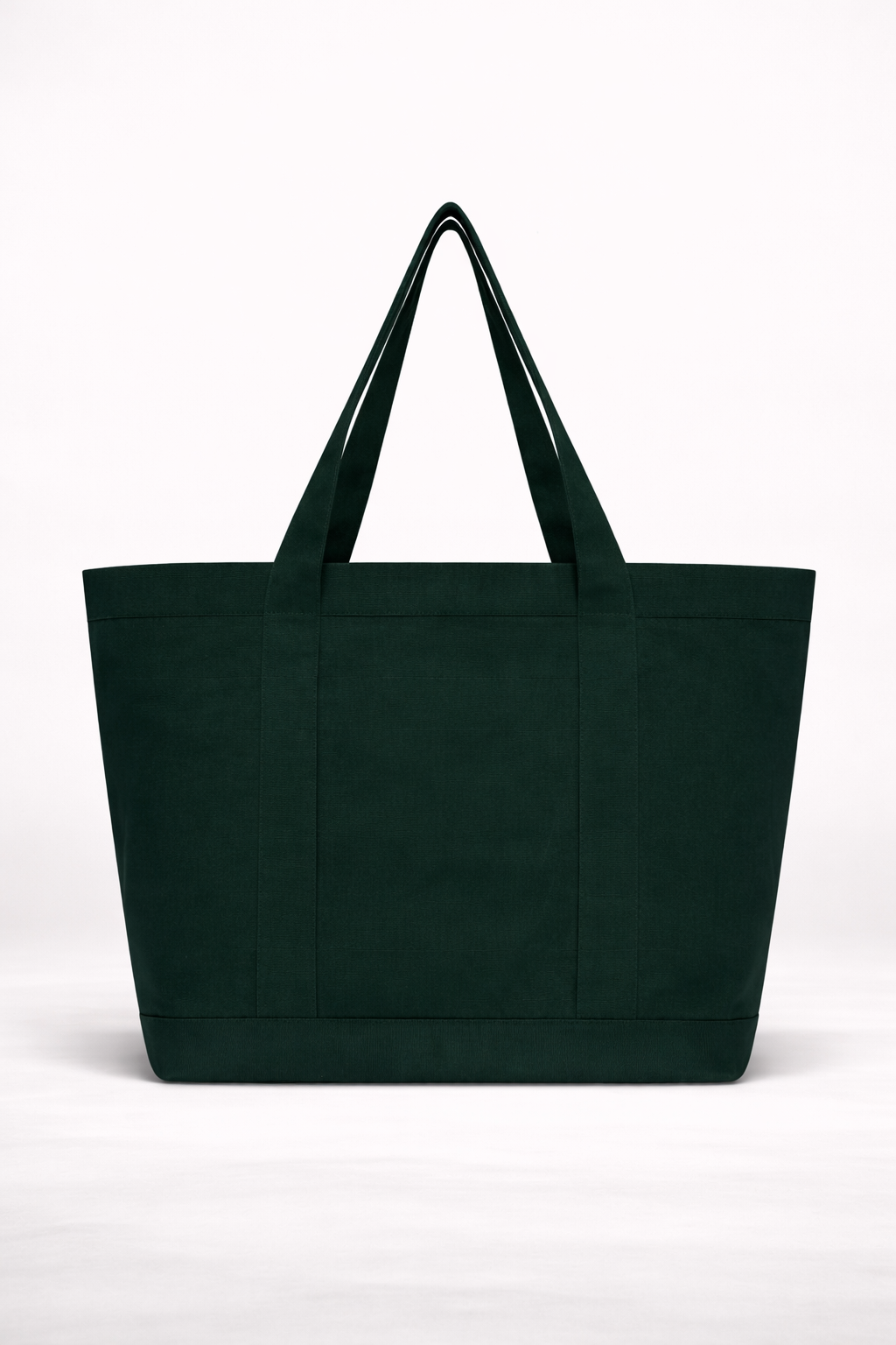 Flamestore Canvas Tote mulepose i grøn med broderet logo