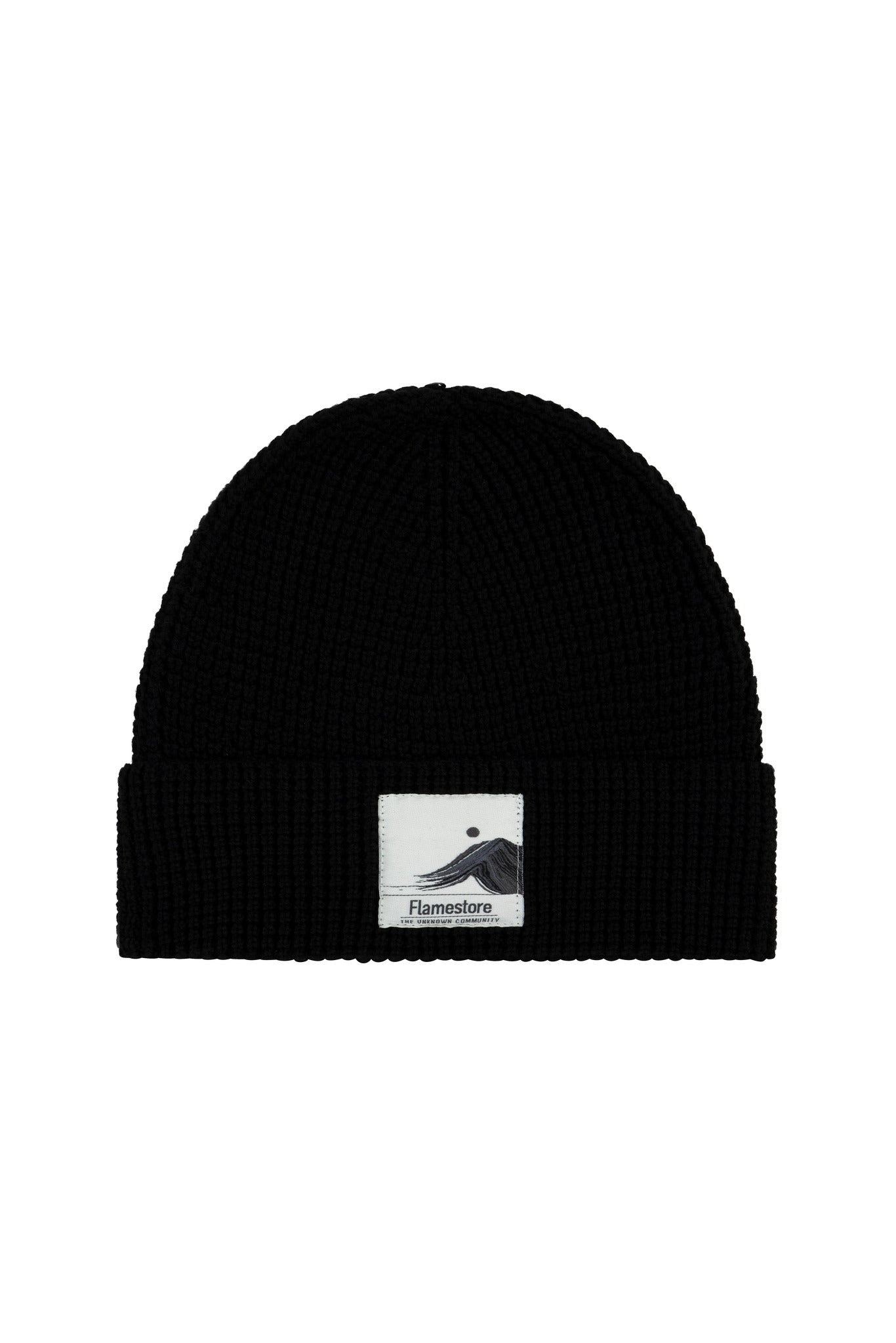 Flamestore Knit Beanie i sort