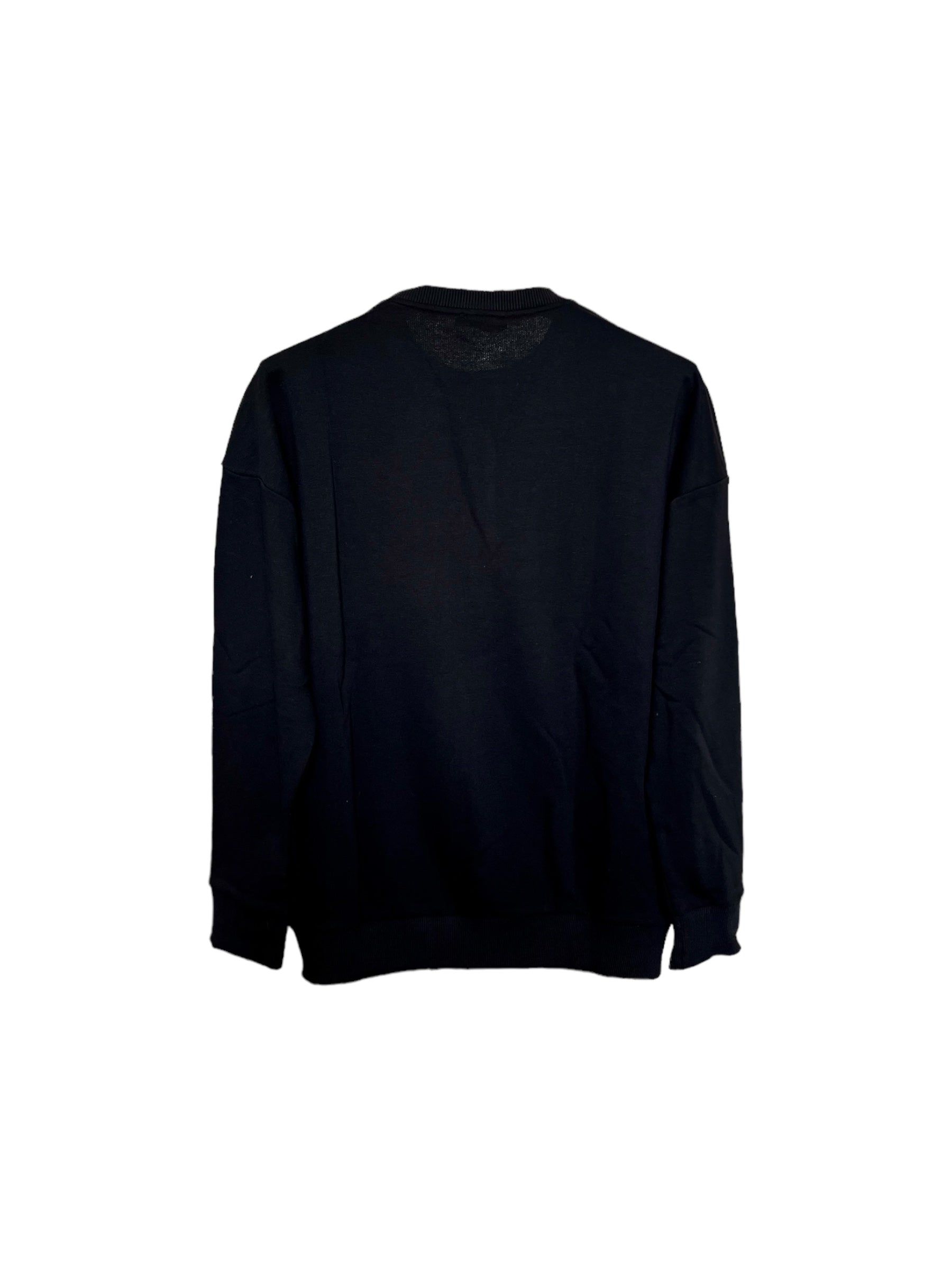 AE printed sweatshirt i sort