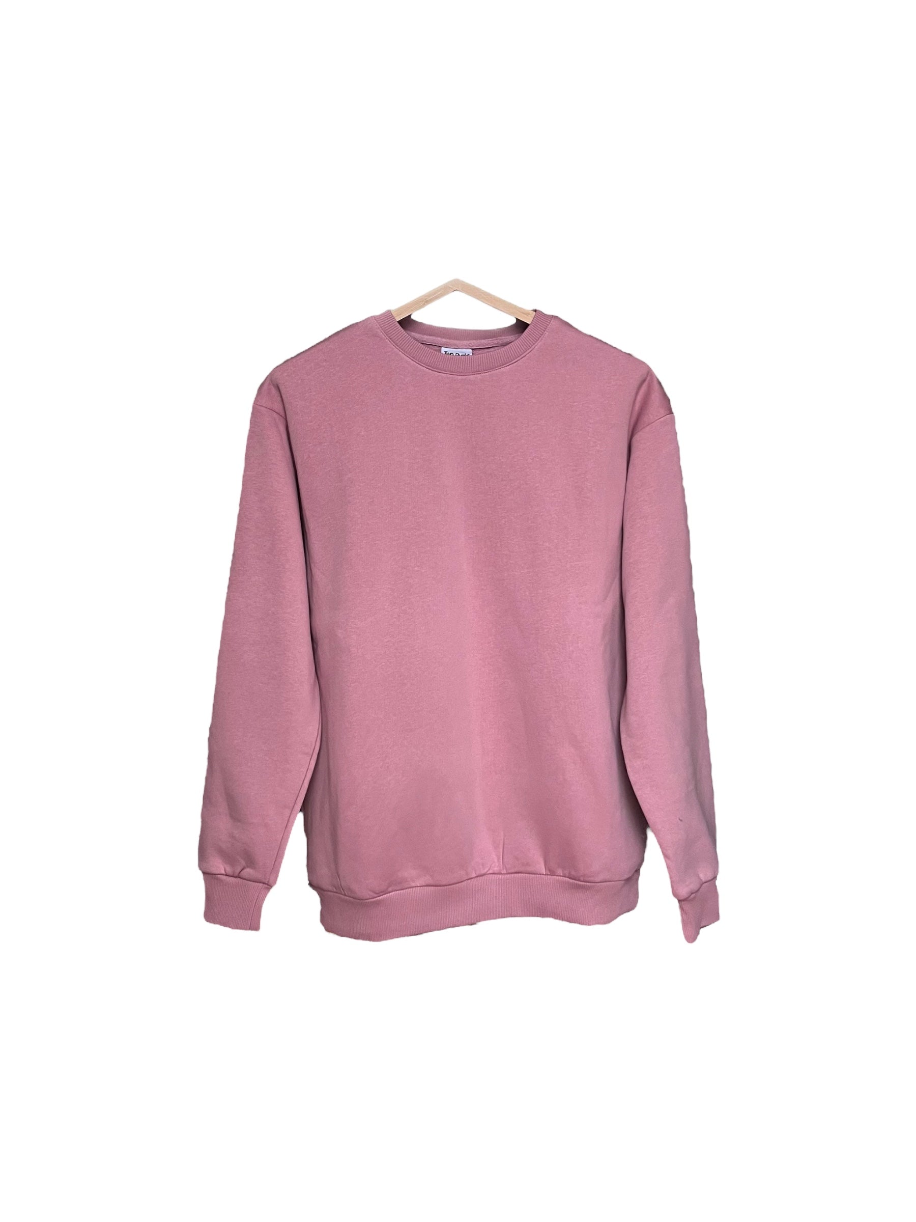 Basic sweatshirt i rose