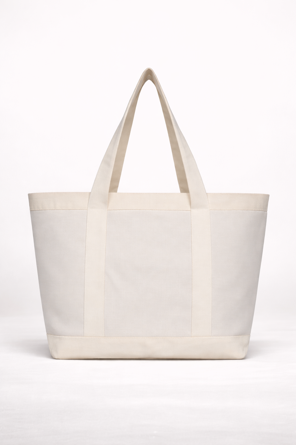 Flamestore Canvas Tote mulepose i beige med broderet logo