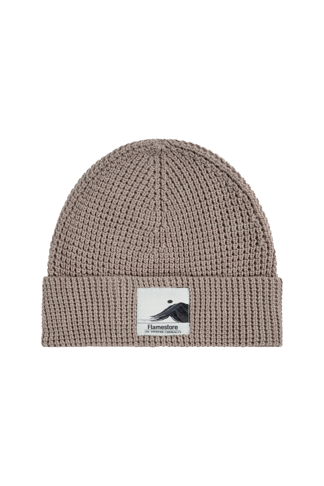 Flamestore Knit Beanie i beige